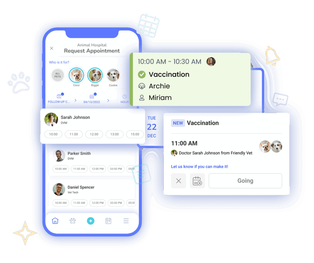 Digitail Online Booking Interface