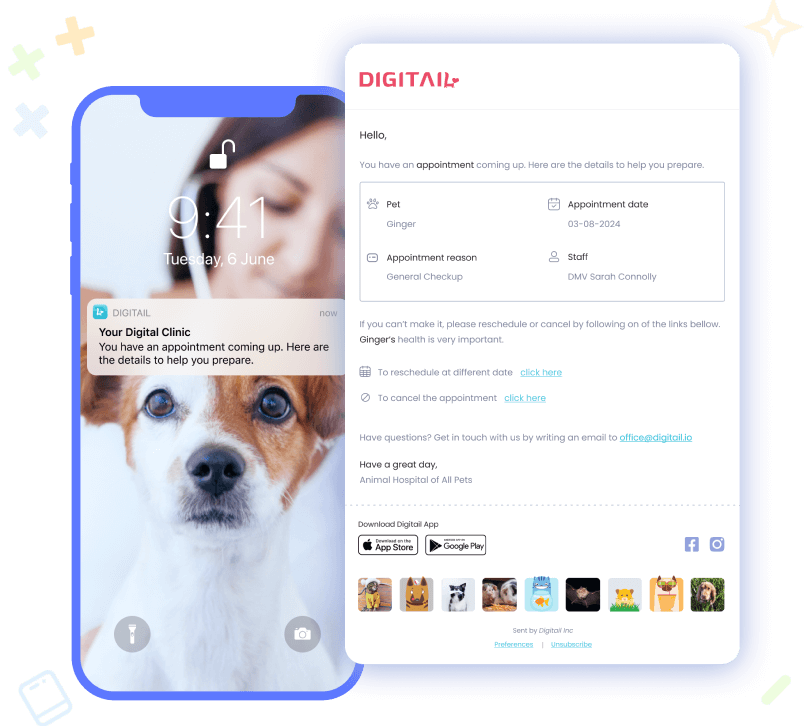 Digitail Pet Parent App