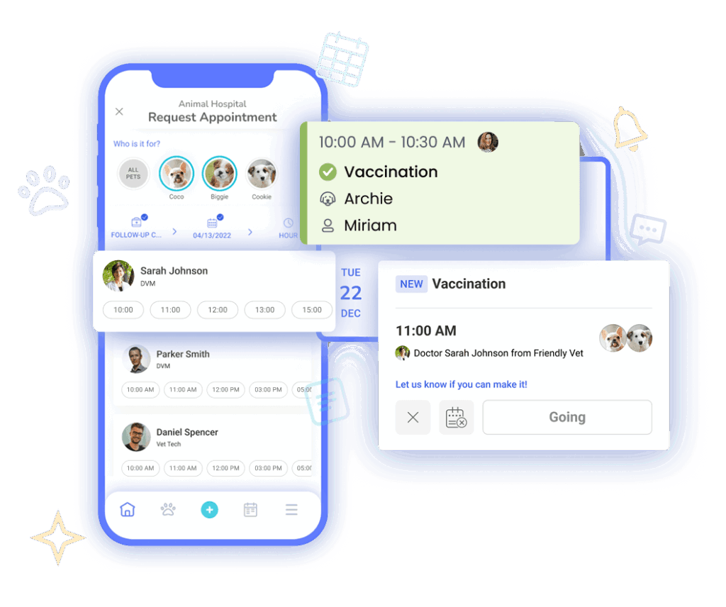 Reminder in Pet Parent App