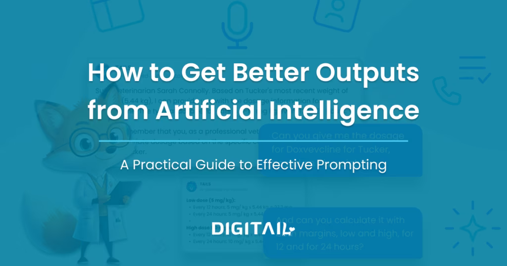 Banner AI Prompting for Veterinary Professionals - A Practical Guide for Better Outputs