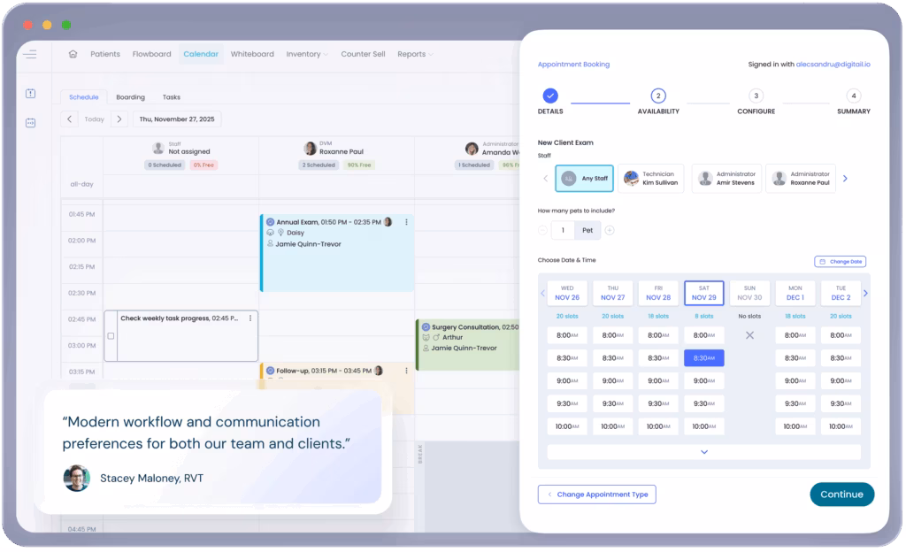 Calendar & Online Booking