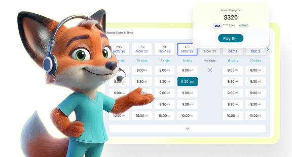 Fox tails-concierge interface