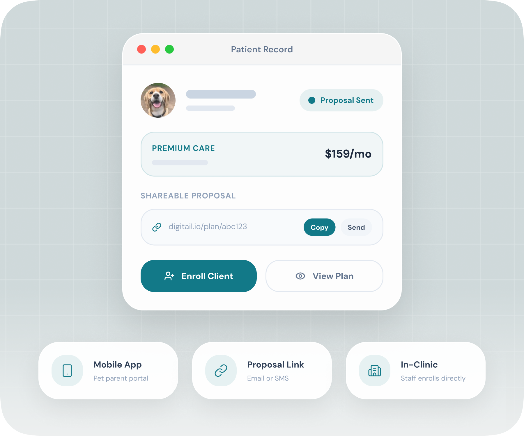 let clients enroll from home