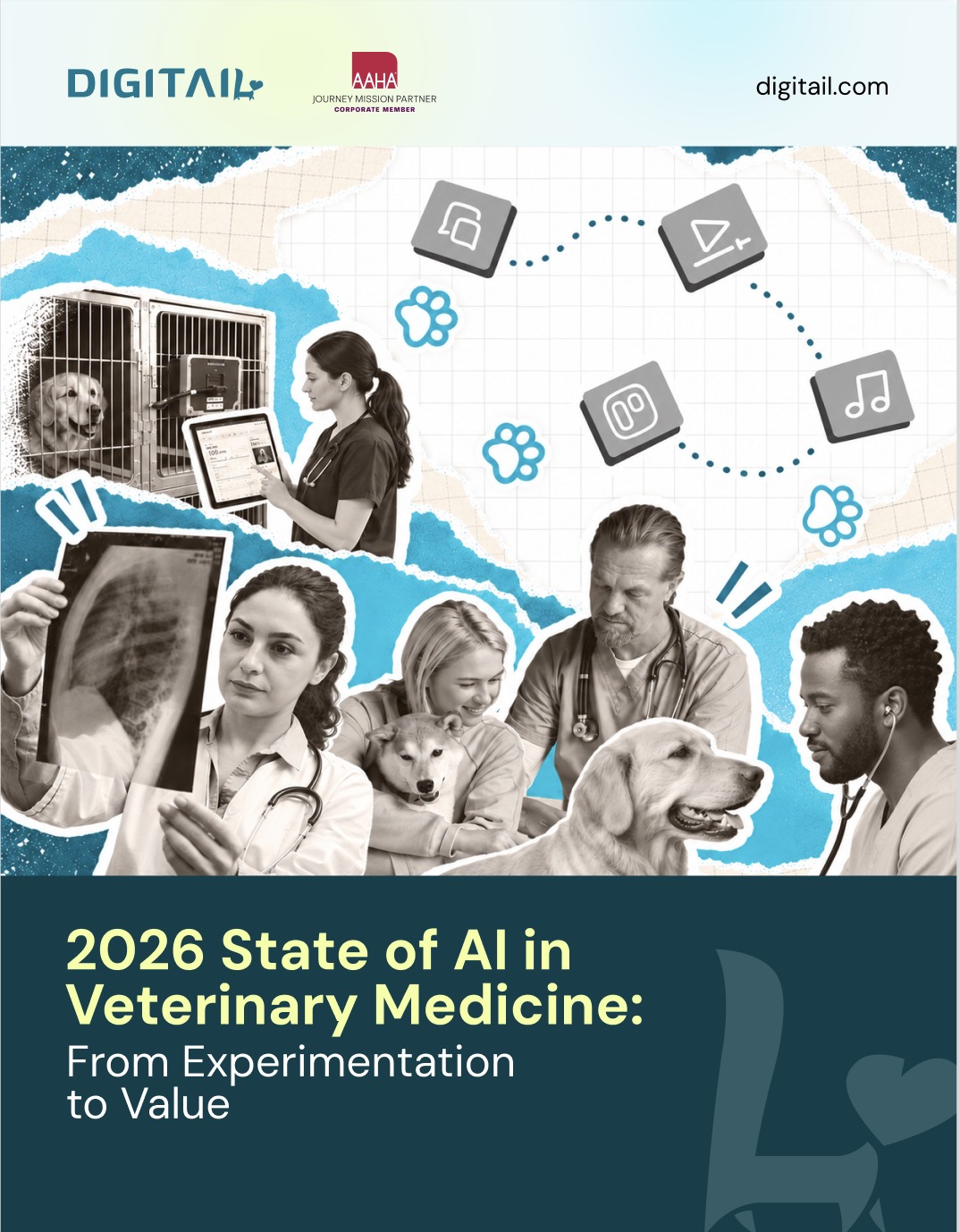 Cover of the 2026 State of AI in Veterinary Medicine: From Experimentation to Value study